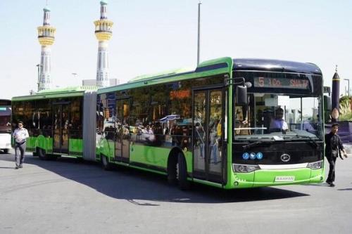 اتوبوس های بهمن، بهترین ها را برای زوار حرم رضوی عرضه می کنند