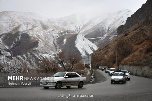 ممنوعیت تردد در محورهای چالوس و بزرگراه تهران-شمال تا اطلاع بعدی