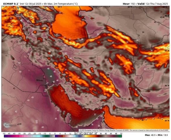 ورود موج جدید گرمای بی سابقه به کشور رگبار باران در 3 استان